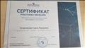 Сертификат участника вебинара: "Познавательное развитие дошкольников: мир природы и мир человека" Сертификат участника вебинара: "Познавательное развитие дошкольников: мир природы и мир человека"