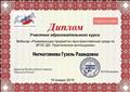 Диплом участника вебинара "Развивающая предметно-пространственная среда по ФГОС ДО. Практическое воплощение" Диплом участника вебинара "Развивающая предметно-пространственная среда по ФГОС ДО. Практическое воплощение"